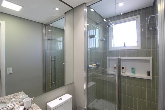 Banheiro da Suíte 2 de apartamento à venda com 2 quartos, 256m² em Indianópolis, São Paulo