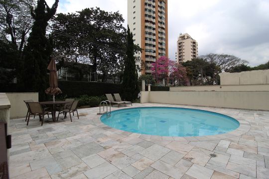 Área Comum - Piscina de apartamento à venda com 2 quartos, 256m² em Indianópolis, São Paulo