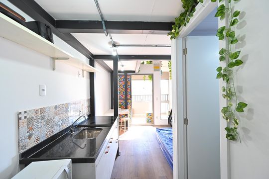 Cozinha de apartamento para alugar com 1 quarto, 36m² em Vila da Saúde, São Paulo