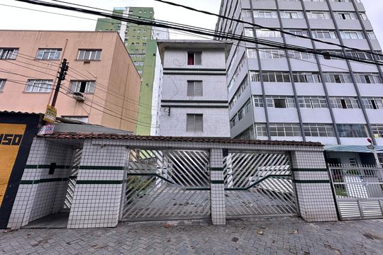 Fachada de apartamento para alugar com 1 quarto, 53m² em Boa Vista, São Vicente