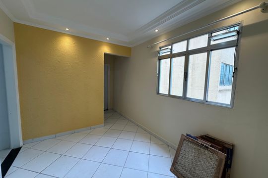 Sala de apartamento para alugar com 1 quarto, 53m² em Boa Vista, São Vicente