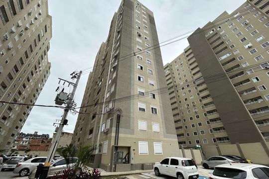 Fachada do bloco de apartamento para alugar com 2 quartos, 41m² em Inhaúma, Rio de Janeiro