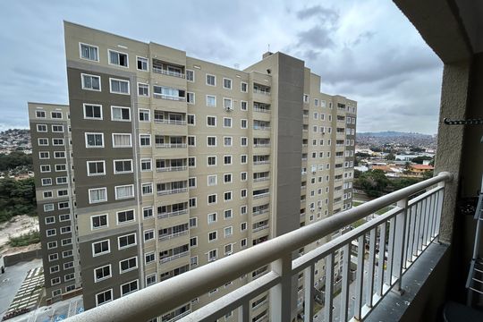 Vista da varanda da sala de apartamento para alugar com 2 quartos, 41m² em Inhaúma, Rio de Janeiro