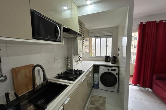Cozinha de apartamento para alugar com 2 quartos, 41m² em Inhaúma, Rio de Janeiro