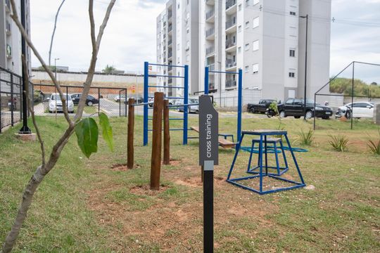 Área Comum - Cross Training de apartamento para alugar com 2 quartos, 50m² em Parque Ortolândia, Hortolândia