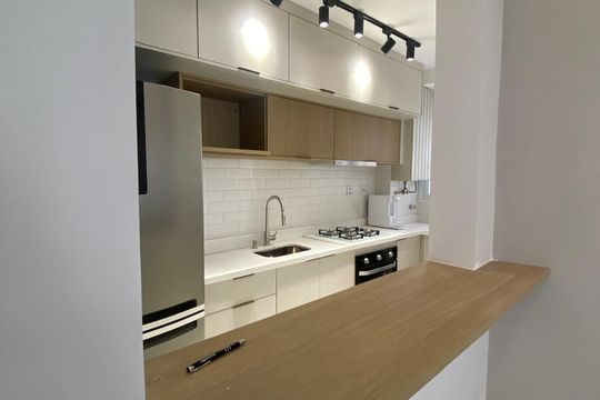 Cozinha de apartamento à venda com 3 quartos, 62m² em Vila Mendes, São Paulo