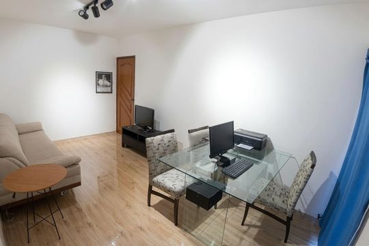 Sala de apartamento à venda com 2 quartos, 54m² em Parque Marajoara, Santo André
