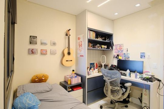 Quarto de apartamento à venda com 3 quartos, 140m² em Tatuapé, São Paulo