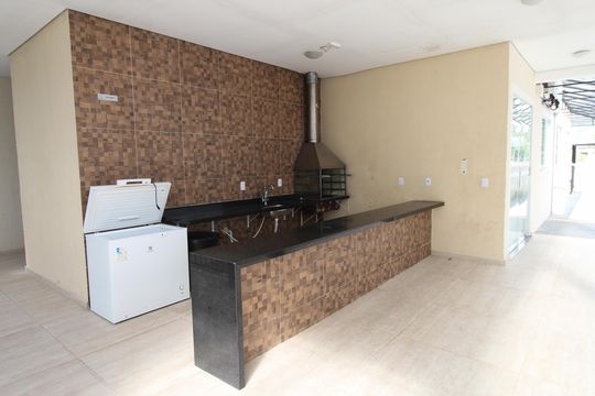 Área comum - Churrasqueira de apartamento para alugar com 2 quartos, 46m² em Jardim Torrao de Ouro, São José dos Campos
