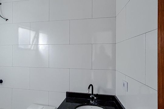 Banheiro de apartamento para alugar com 2 quartos, 41m² em Chácara Santo Antônio (zona Leste), São Paulo