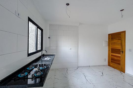 Cozinha de apartamento para alugar com 2 quartos, 41m² em Chácara Santo Antônio (zona Leste), São Paulo