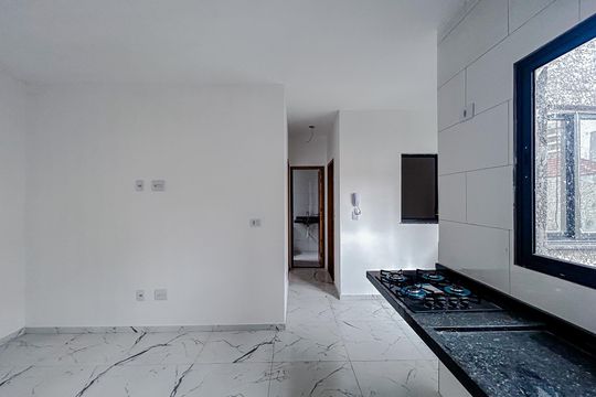Cozinha de apartamento para alugar com 2 quartos, 41m² em Chácara Santo Antônio (zona Leste), São Paulo