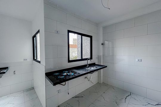 Cozinha de apartamento para alugar com 2 quartos, 41m² em Chácara Santo Antônio (zona Leste), São Paulo