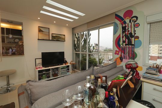 Sala de apartamento à venda com 1 quarto, 63m² em Ipiranga, São Paulo