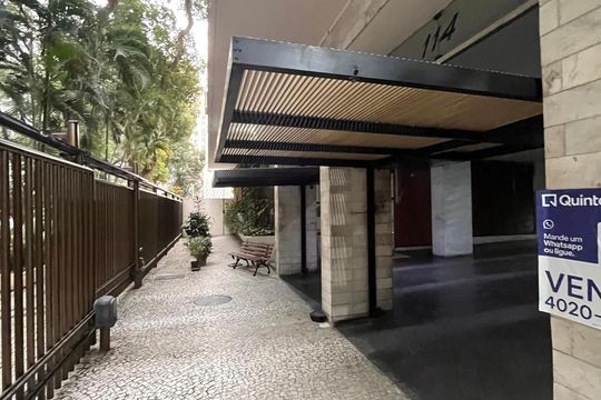 Fachada de apartamento à venda com 3 quartos, 89m² em Leme, Rio de Janeiro