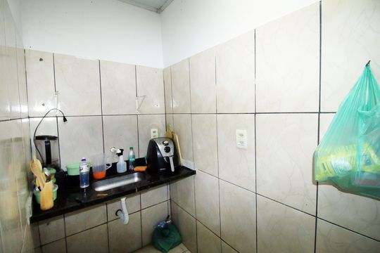 Cozinha de casa para alugar com 1 quarto, 32m² em Penha Circular, Rio de Janeiro