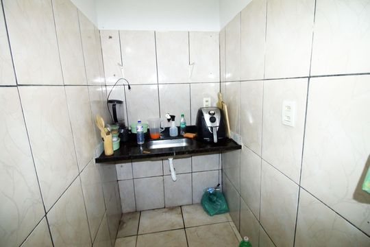 Cozinha de casa para alugar com 1 quarto, 32m² em Penha Circular, Rio de Janeiro