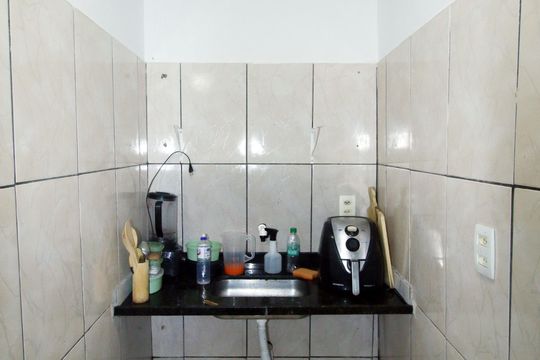 Cozinha de casa para alugar com 1 quarto, 32m² em Penha Circular, Rio de Janeiro