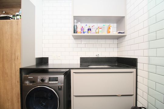 Área de Serviço de apartamento para alugar com 3 quartos, 145m² em Vila Andrade, São Paulo