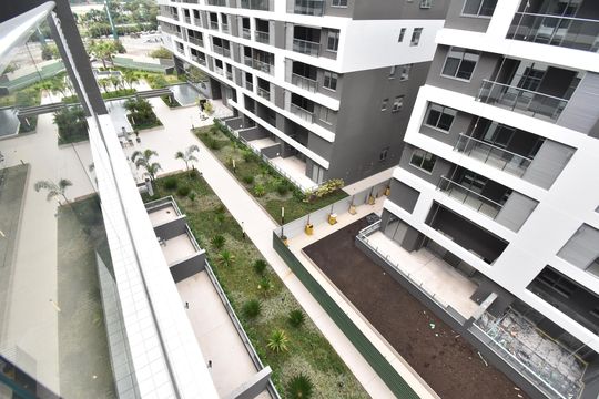 Sacada da suíte 1 e 2 de apartamento à venda com 2 quartos, 97m² em Campina do Siqueira, Curitiba