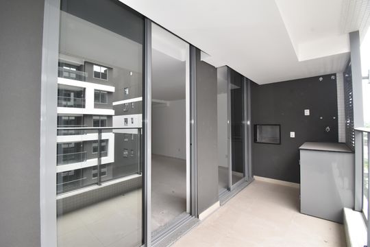 Sacada da Sala de apartamento à venda com 2 quartos, 97m² em Campina do Siqueira, Curitiba