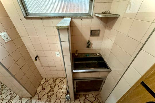 Área de serviço de apartamento para alugar com 2 quartos, 80m² em Lapa, Rio de Janeiro