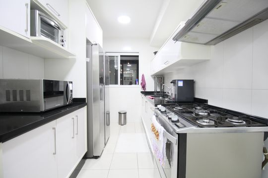 Cozinha de apartamento para alugar com 2 quartos, 168m² em Vila Andrade, São Paulo
