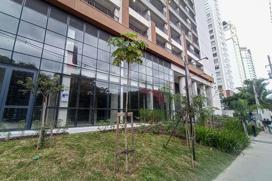 Fachada de kitnet/studio à venda com 1 quarto, 25m² em Vila Cordeiro, São Paulo