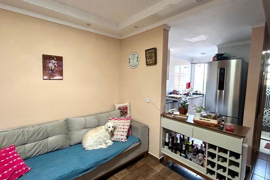 Sala de apartamento para alugar com 2 quartos, 48m² em Jardim do Triunfo, Guarulhos