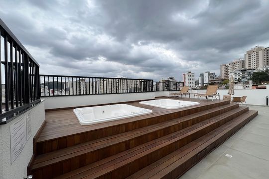 Área comum- jacuzzi de kitnet/studio para alugar com 1 quarto, 25m² em São Mateus, Juiz de Fora