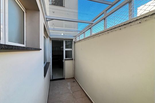 Quarto Vista de apartamento para alugar com 2 quartos, 75m² em Vila Valparaíso, Santo André