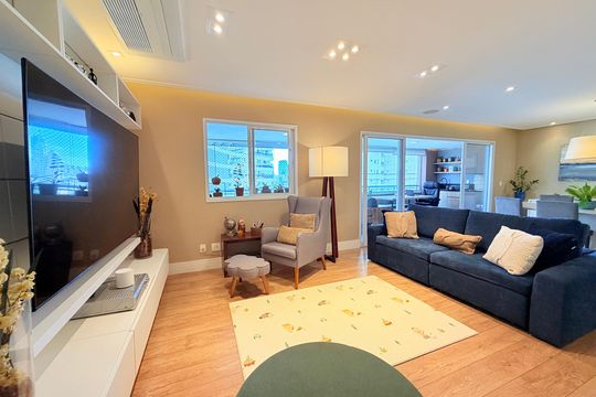 Sala de apartamento para alugar com 3 quartos, 150m² em Vila Gertrudes, São Paulo