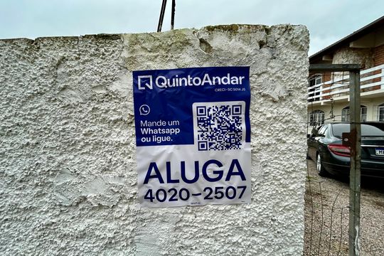 Placa de casa para alugar com 2 quartos, 110m² em João Paulo, Florianópolis