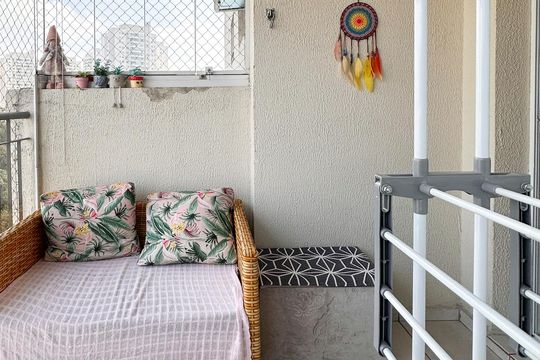 Sacada de apartamento à venda com 2 quartos, 65m² em Vila Dusi, São Bernardo do Campo