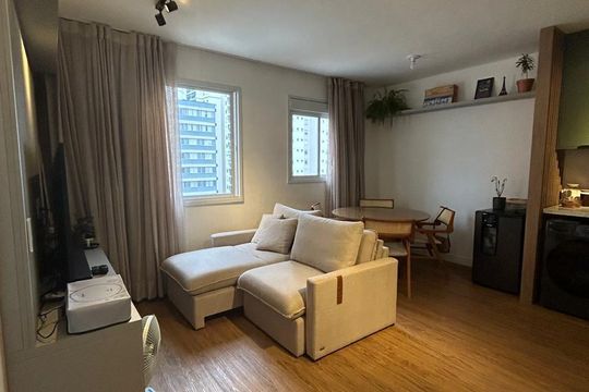 Apartamento à venda com 1 quarto, 34m² em Santo Amaro, São Paulo