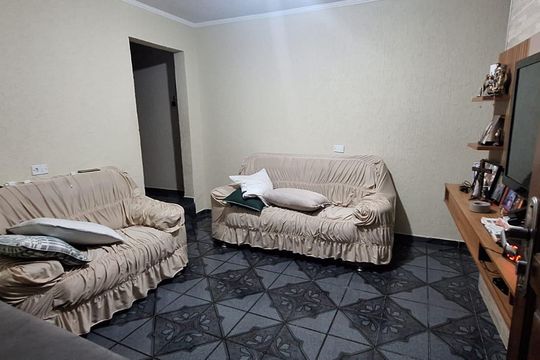 Sala de apartamento à venda com 3 quartos, 125m² em Jardim Zaira, Mauá