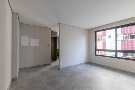 Sala de apartamento à venda com 2 quartos, 62m² em Lourdes, Belo Horizonte