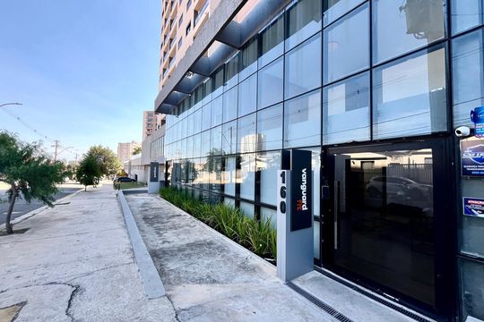 Fachada de apartamento para alugar com 1 quarto, 34m² em Parque Industrial, Campinas