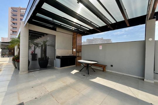 Área comum - Churrasqueira de apartamento para alugar com 1 quarto, 34m² em Parque Industrial, Campinas