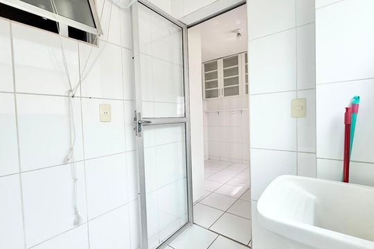 Banheiro de apartamento à venda com 3 quartos, 98m² em Ipiranga, Belo Horizonte