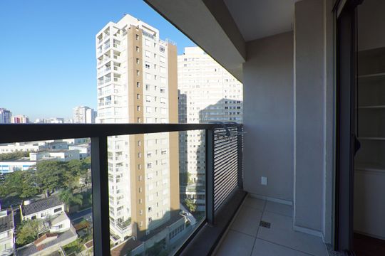 Varanda de kitnet/studio para alugar com 1 quarto, 23m² em Vila Mariana, São Paulo