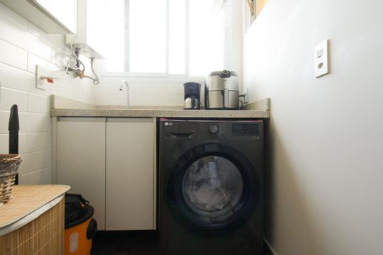 Área de Serviço de apartamento à venda com 2 quartos, 58m² em Limão, São Paulo