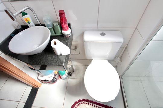 Banheiro Social de apartamento para alugar com 2 quartos, 44m² em Tropical, Contagem