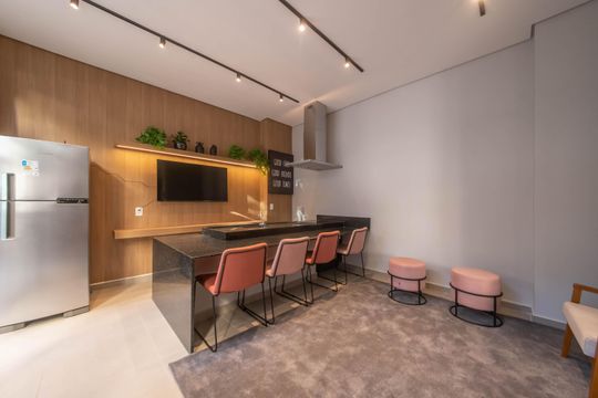 Área Comum  de apartamento para alugar com 1 quarto, 30m² em Campo Belo, São Paulo
