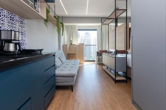 Studio de kitnet/studio à venda com 1 quarto, 27m² em Jardim das Acacias, São Paulo