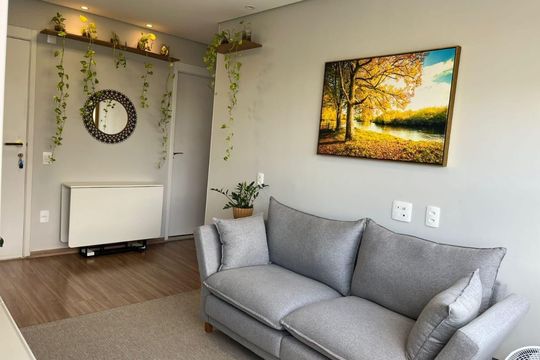 Sala de apartamento à venda com 2 quartos, 44m² em Ponte Sao Joao, Jundiaí