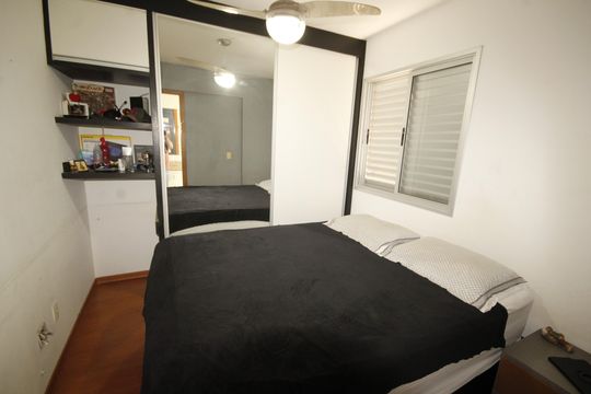 quarto 1 de apartamento à venda com 3 quartos, 77m² em Grajaú, Belo Horizonte