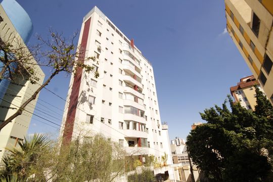 Fachada de apartamento à venda com 3 quartos, 77m² em Grajaú, Belo Horizonte