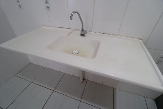 Cozinha de apartamento para alugar com 2 quartos, 50m² em Grand Ville, Uberlândia
