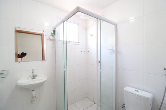 Banheiro Social de apartamento para alugar com 2 quartos, 50m² em Grand Ville, Uberlândia